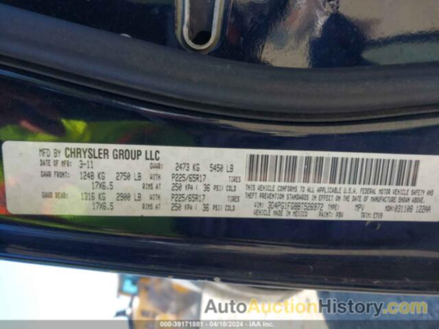 DODGE JOURNEY MAINSTREET, 3D4PG1FG8BT526972