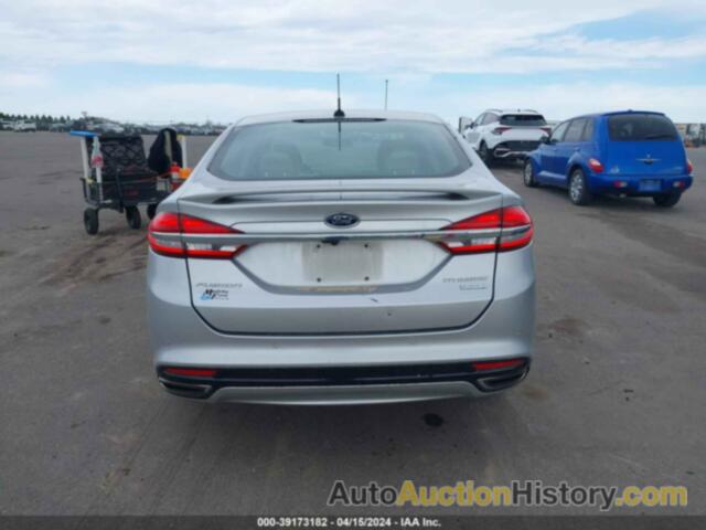 FORD FUSION TITANIUM, 3FA6P0K96HR116032