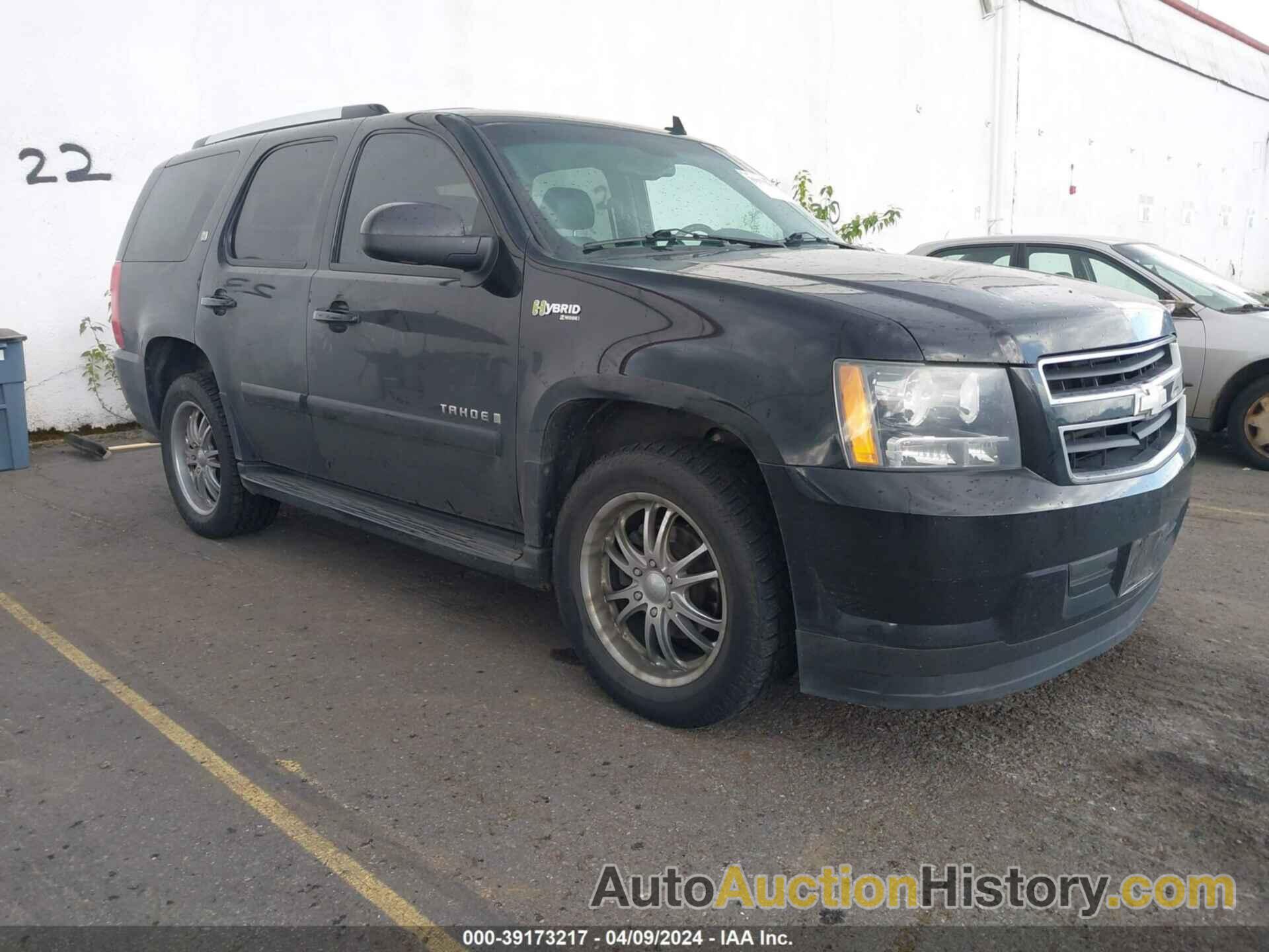 CHEVROLET TAHOE HYBRID, 1GNFK13558R210044