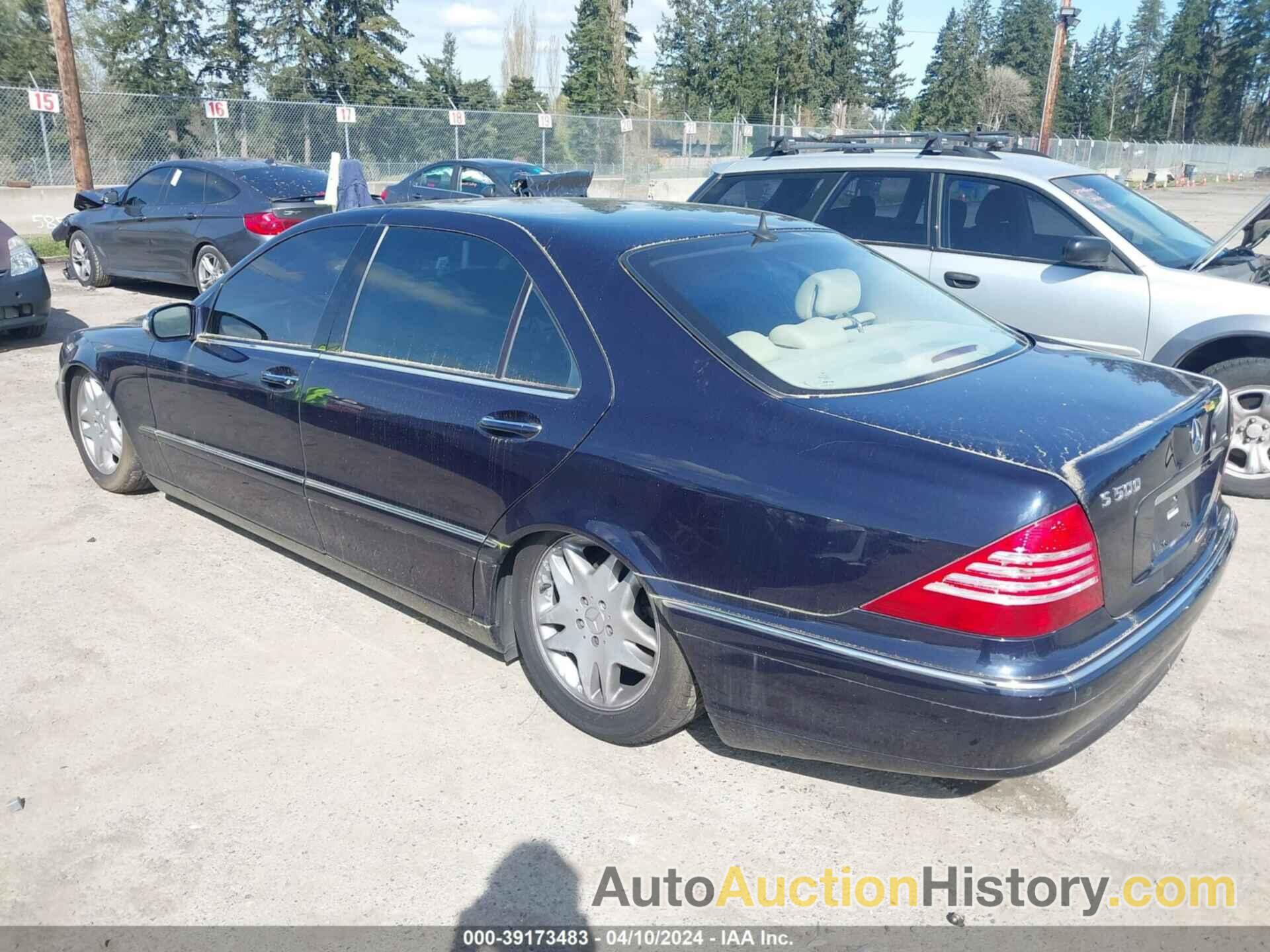 MERCEDES-BENZ S 500, WDBNG75J93A336397