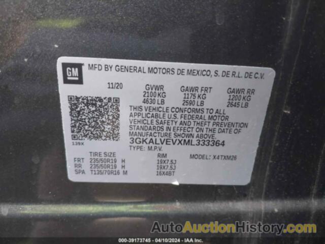 GMC TERRAIN AWD SLT, 3GKALVEVXML333364