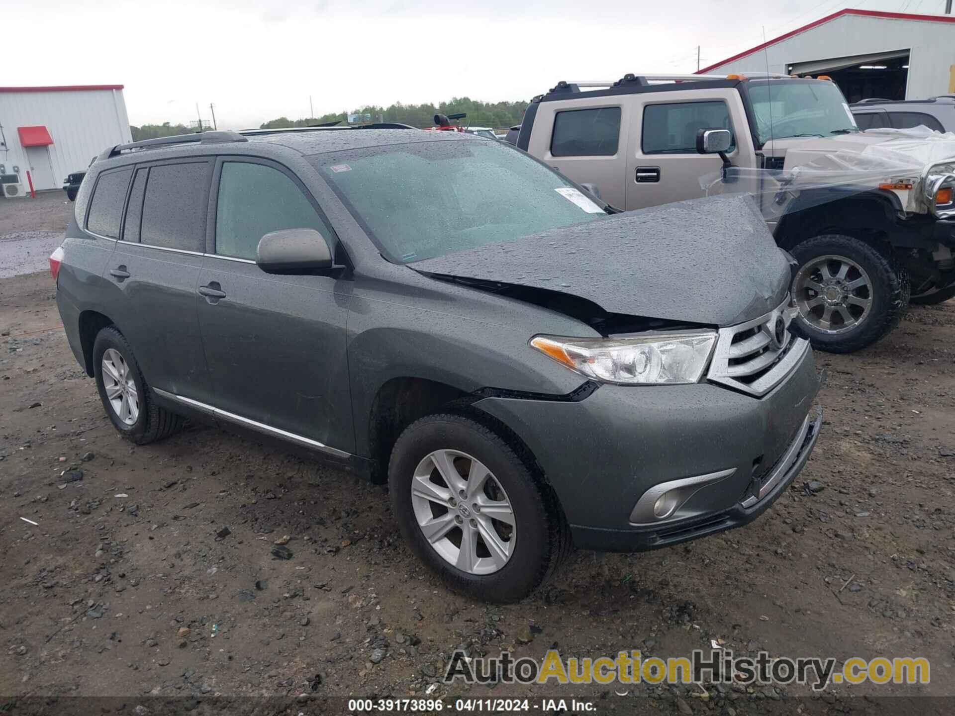 TOYOTA HIGHLANDER SE V6, 5TDZK3EH0DS135676