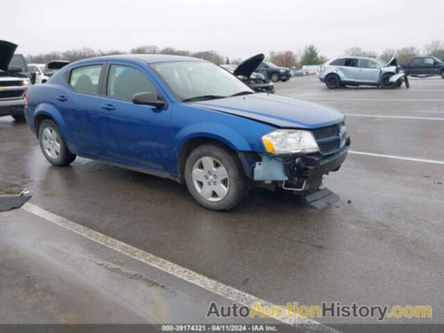 DODGE AVENGER SXT, 1B3CC4FB8AN114189