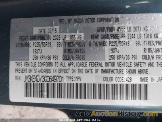 MAZDA CX-5 GRAND TOURING, JM3KE4DY3G0649701