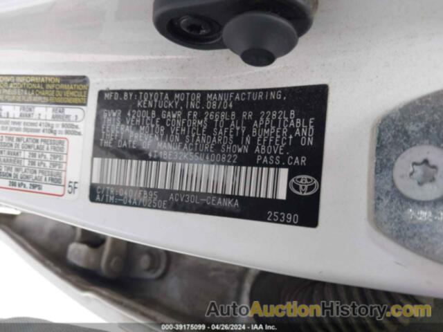 TOYOTA CAMRY LE, 4T1BE32K55U400822