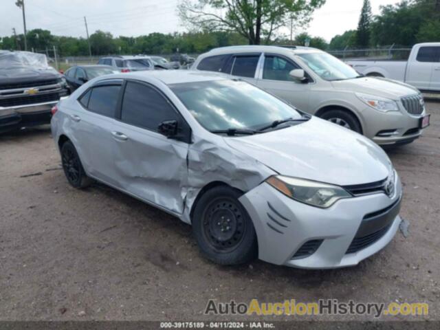 TOYOTA COROLLA LE, 2T1BURHE7GC487005