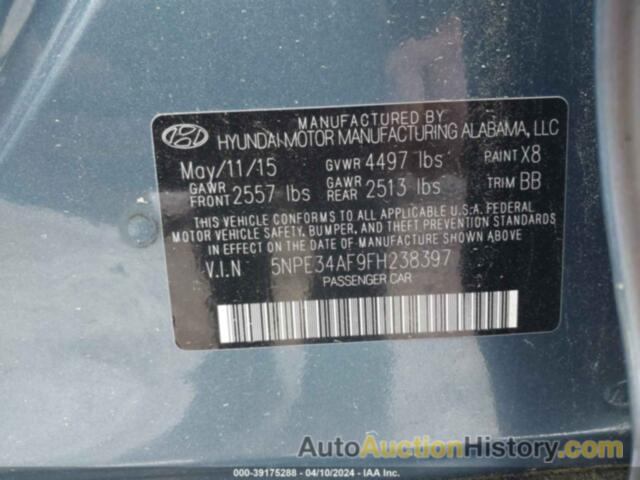 HYUNDAI SONATA SPORT, 5NPE34AF9FH238397