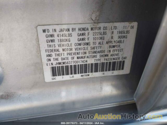 HONDA ACCORD 2.4 SE, JHMCM56377C017434