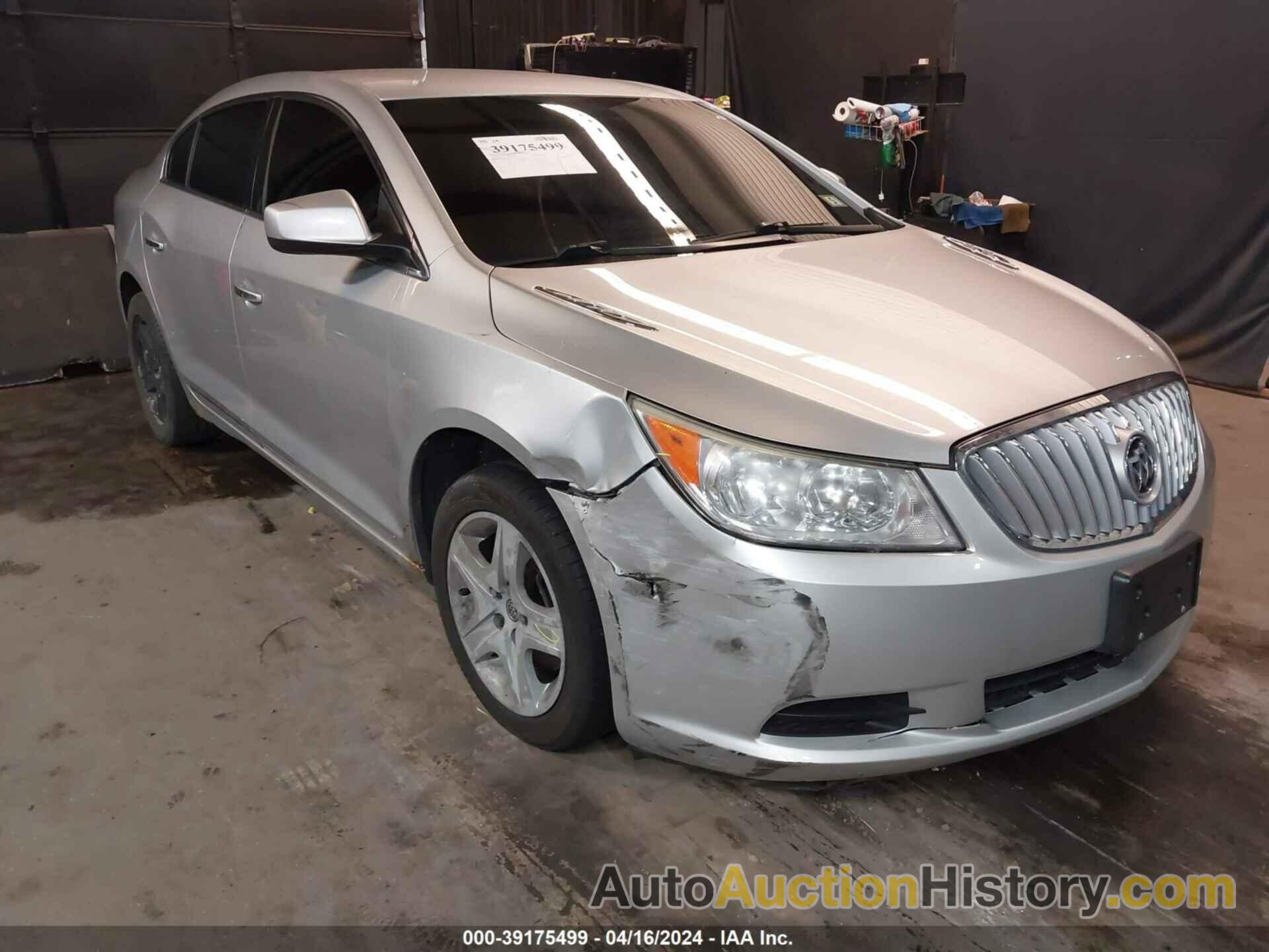 BUICK LACROSSE CX, 1G4GB5EG6AF134176