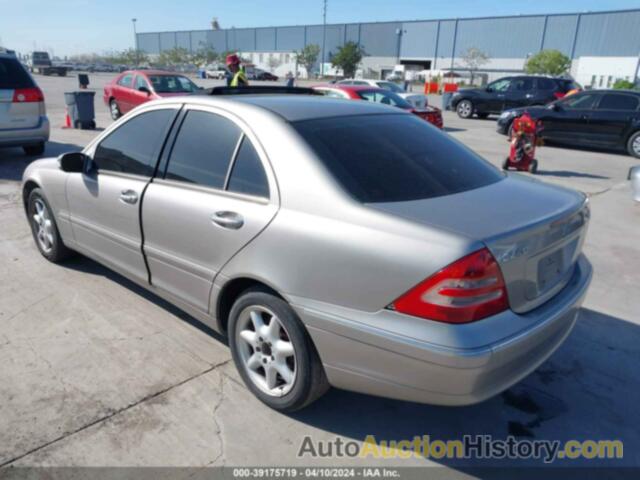 MERCEDES-BENZ C 240, WDBRF81JX3F384476