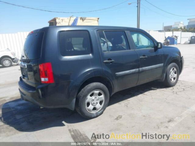 HONDA PILOT LX, 5FNYF3H25EB010153