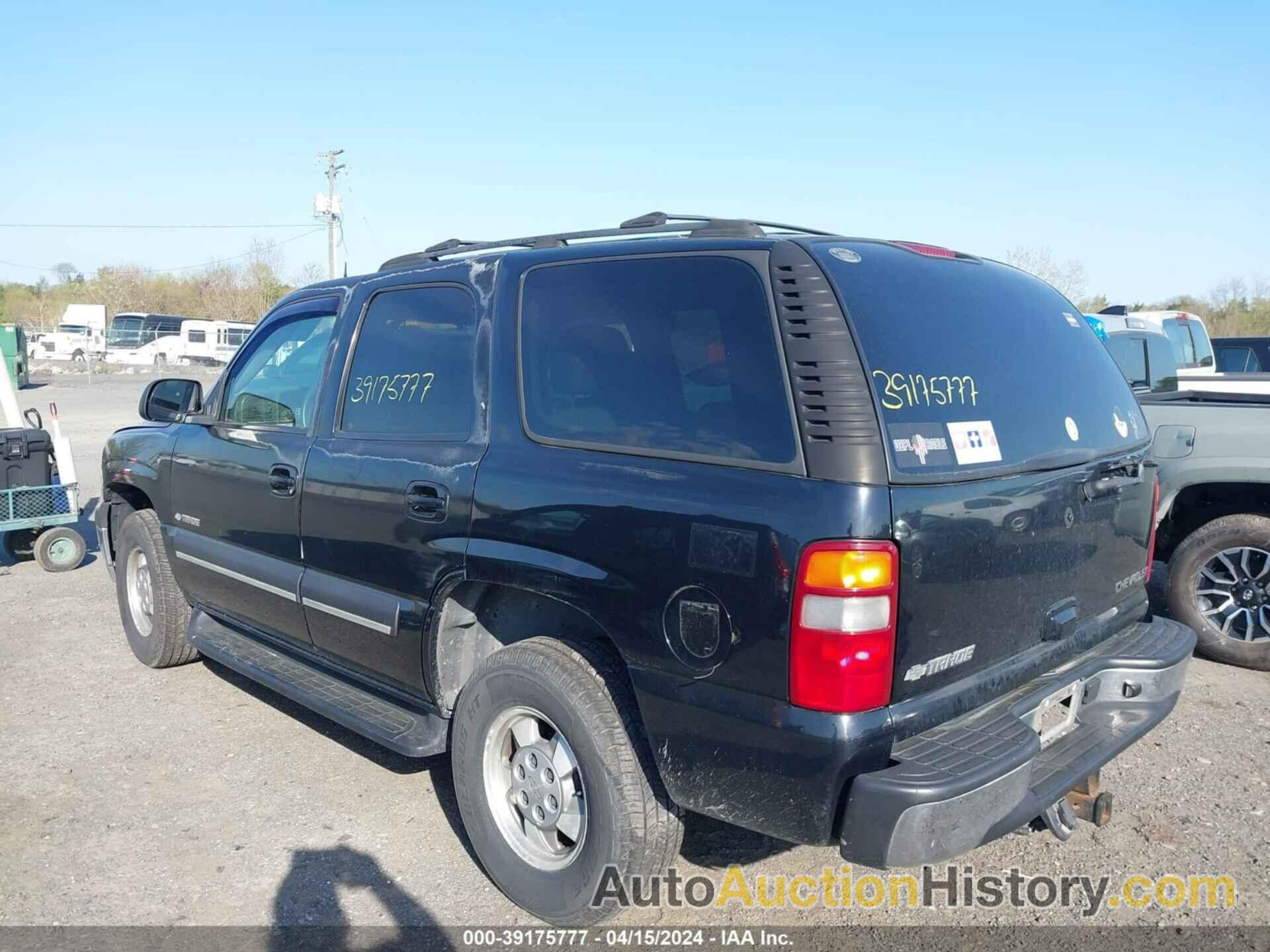 CHEVROLET TAHOE LT, 1GNEK13Z43J196563