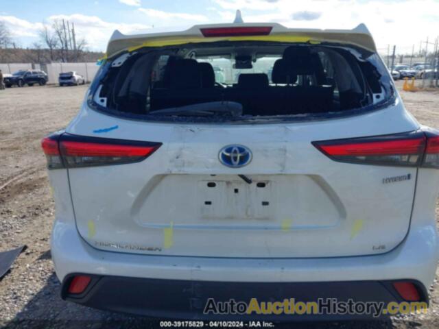 TOYOTA HIGHLANDER HYBRID LE, 5TDBBRCH2MS532085