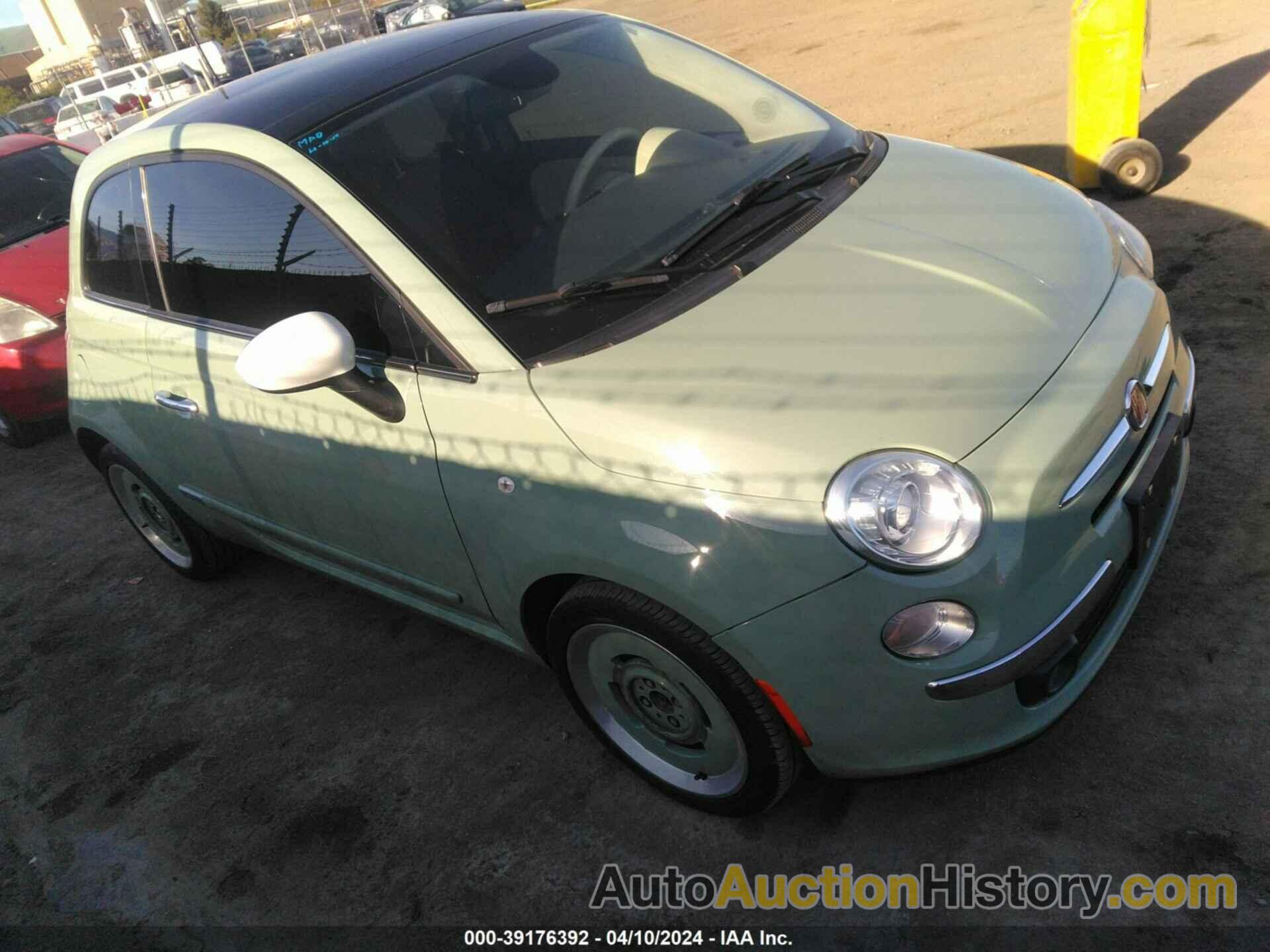 FIAT 500 1957 EDITION, 3C3CFFCR6FT558945