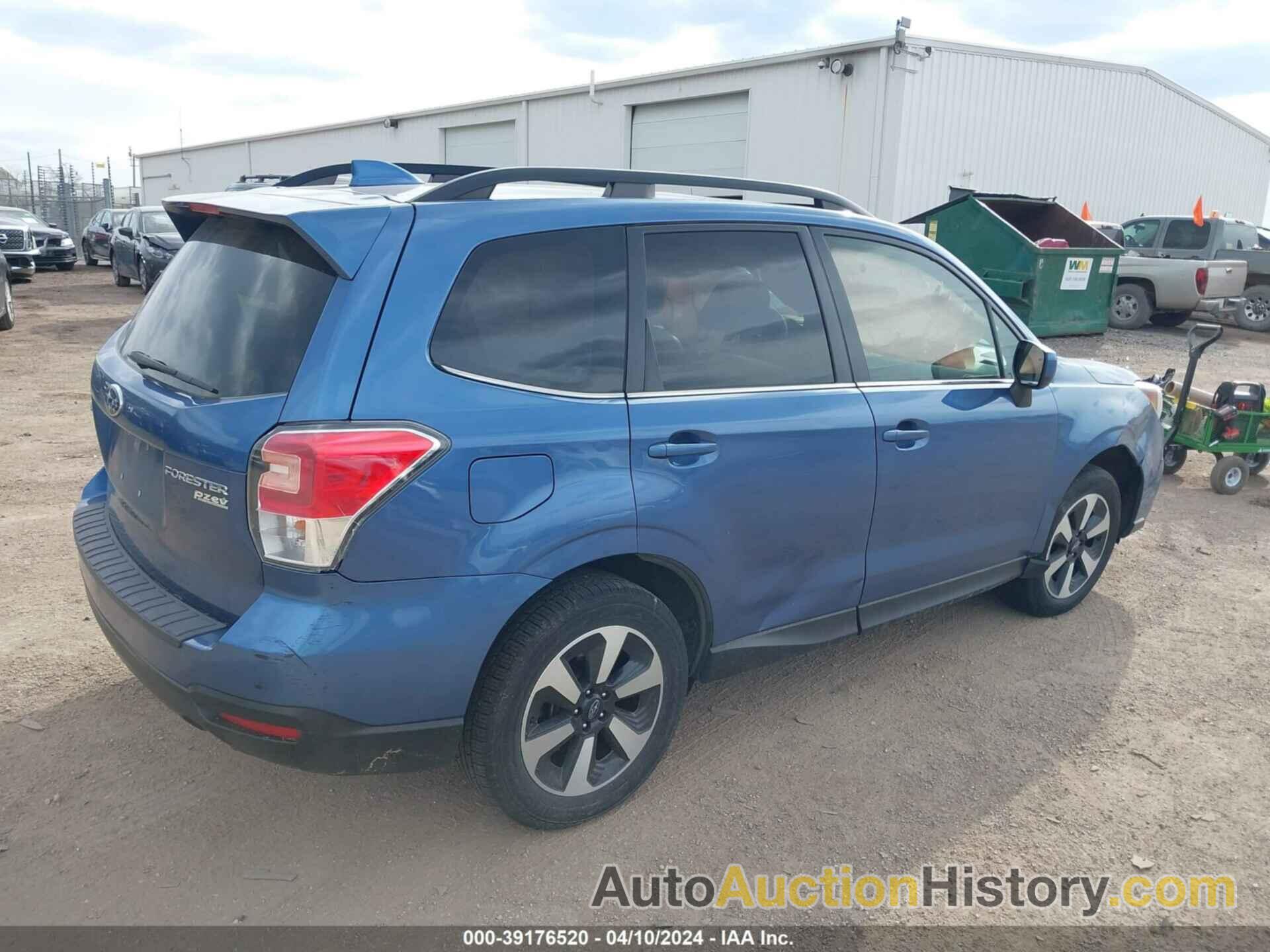 SUBARU FORESTER 2.5I LIMITED, JF2SJAJCXHH557193