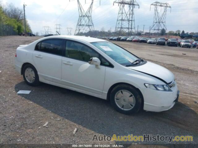 HONDA CIVIC HYBRID, JHMFA36228S009797