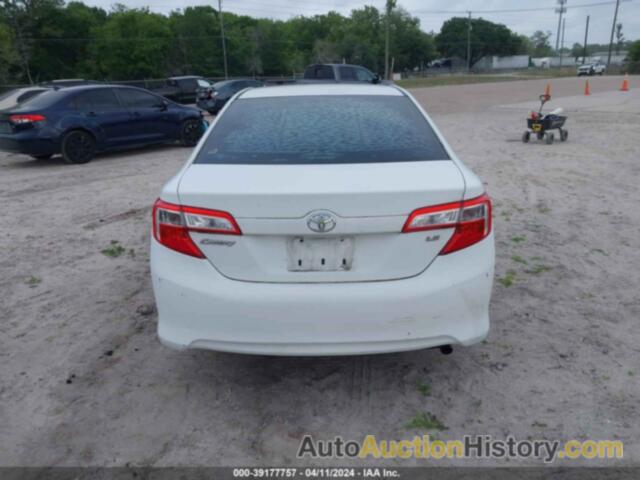 TOYOTA CAMRY LE, 4T1BF1FKXCU535903