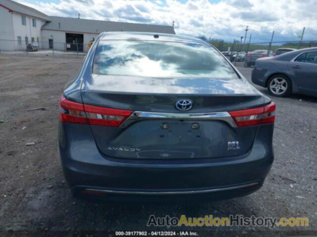 TOYOTA AVALON HYBRID XLE PREMIUM, 4T1BD1EB5GU056155