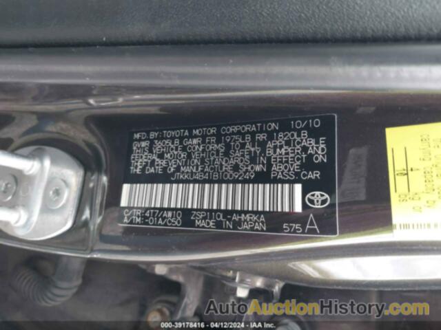 SCION XD RELEASE SERIES 3.0, JTKKU4B41B1009249