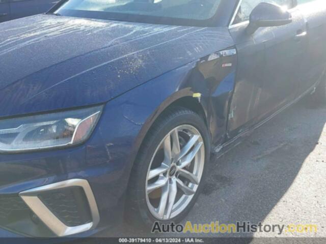 AUDI A4 PREMIUM 45 TFSI QUATTRO S TRONIC, WAUDNAF40LN011653