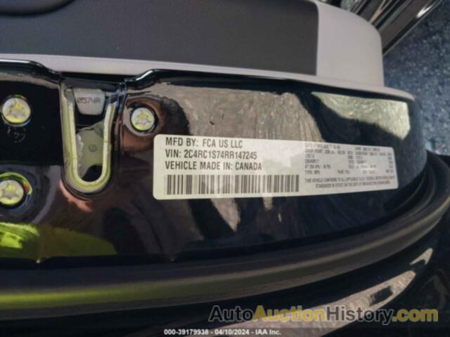 CHRYSLER PACIFICA HYBRID SELECT, 2C4RC1S74RR147245