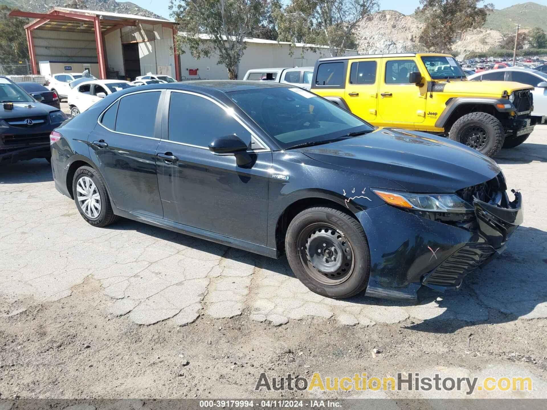 TOYOTA CAMRY LE HYBRID, 4T1L31AK6LU015928