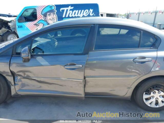 HONDA CIVIC LX, 2HGFB2F57CH611566