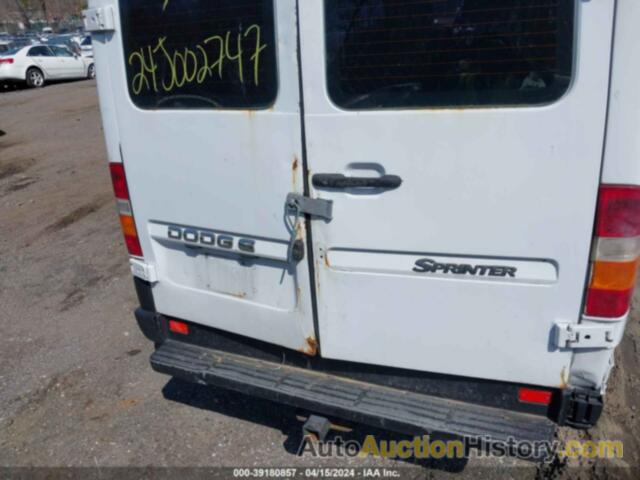 DODGE SPRINTER VAN 2500 SHC, WD0PD644555800927