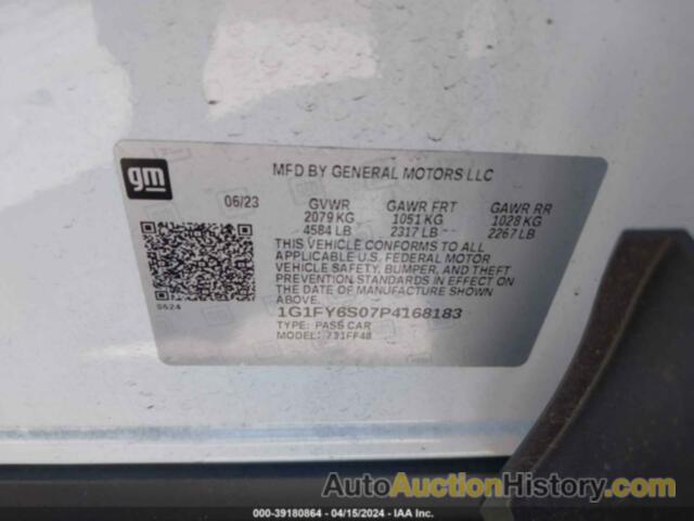 CHEVROLET BOLT EUV FWD LT, 1G1FY6S07P4168183