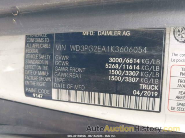 MERCEDES-BENZ METRIS, WD3PG2EA1K3606054