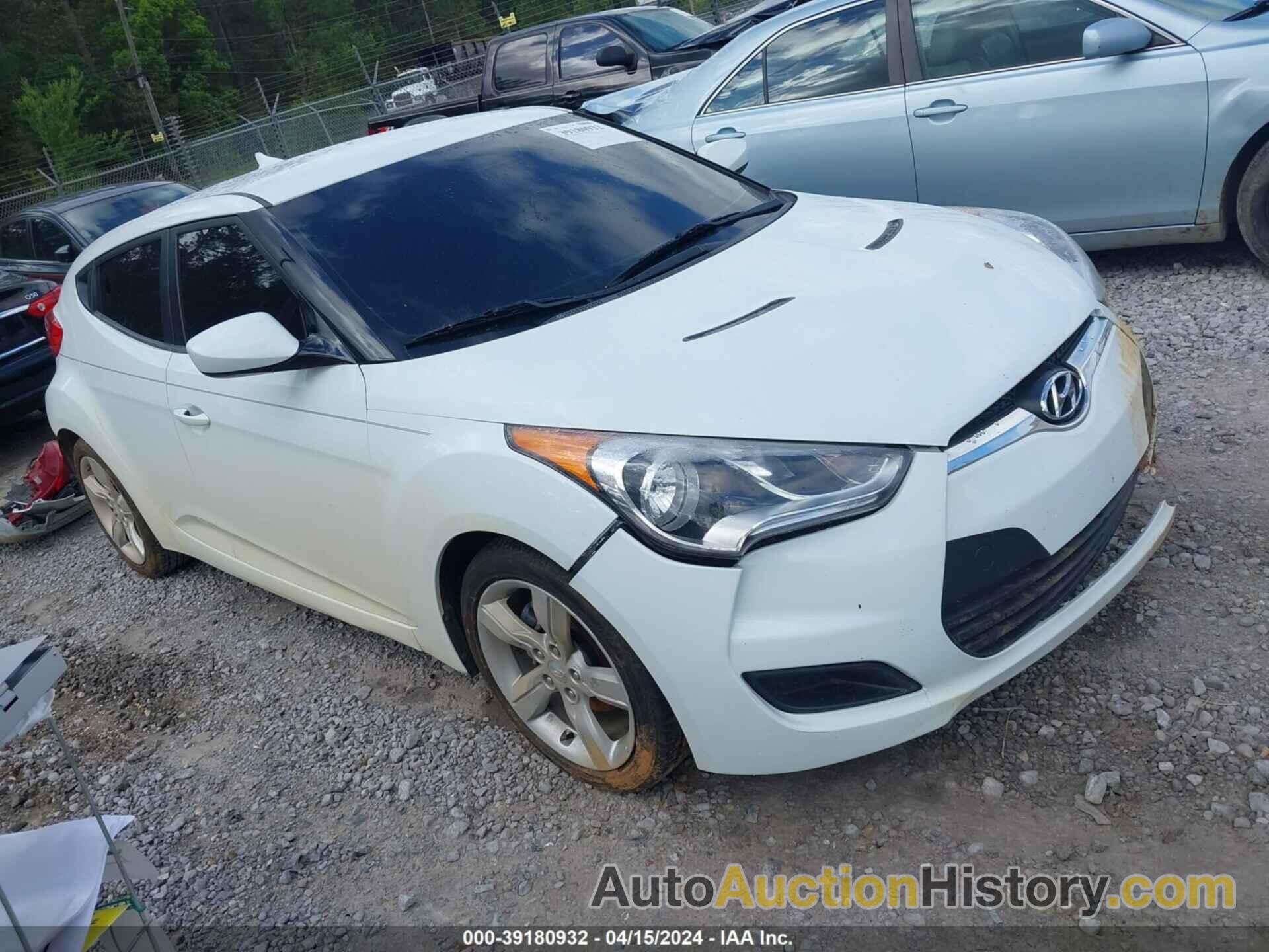 HYUNDAI VELOSTER BASE W/GRAY, KMHTC6AD8CU078365