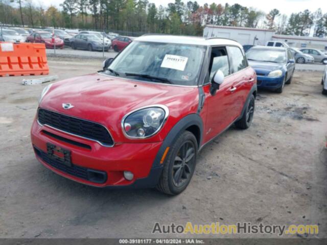 MINI COUNTRYMAN COOPER S, WMWZC5C58DWP33108