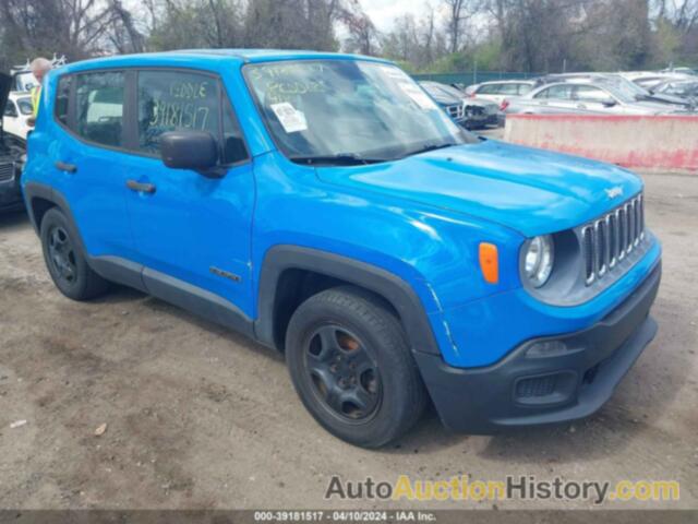 JEEP RENEGADE SPORT, ZACCJAAH9FPB96172