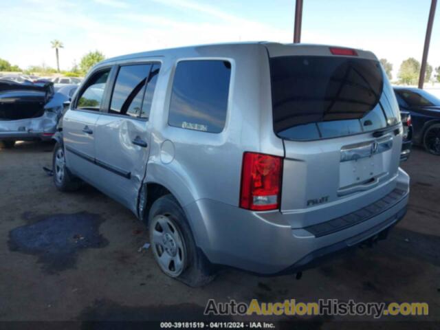 HONDA PILOT LX, 5FNYF3H26FB029666