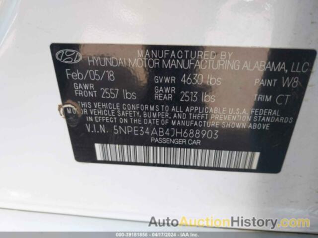 HYUNDAI SONATA SPORT 2.0T, 5NPE34AB4JH688903