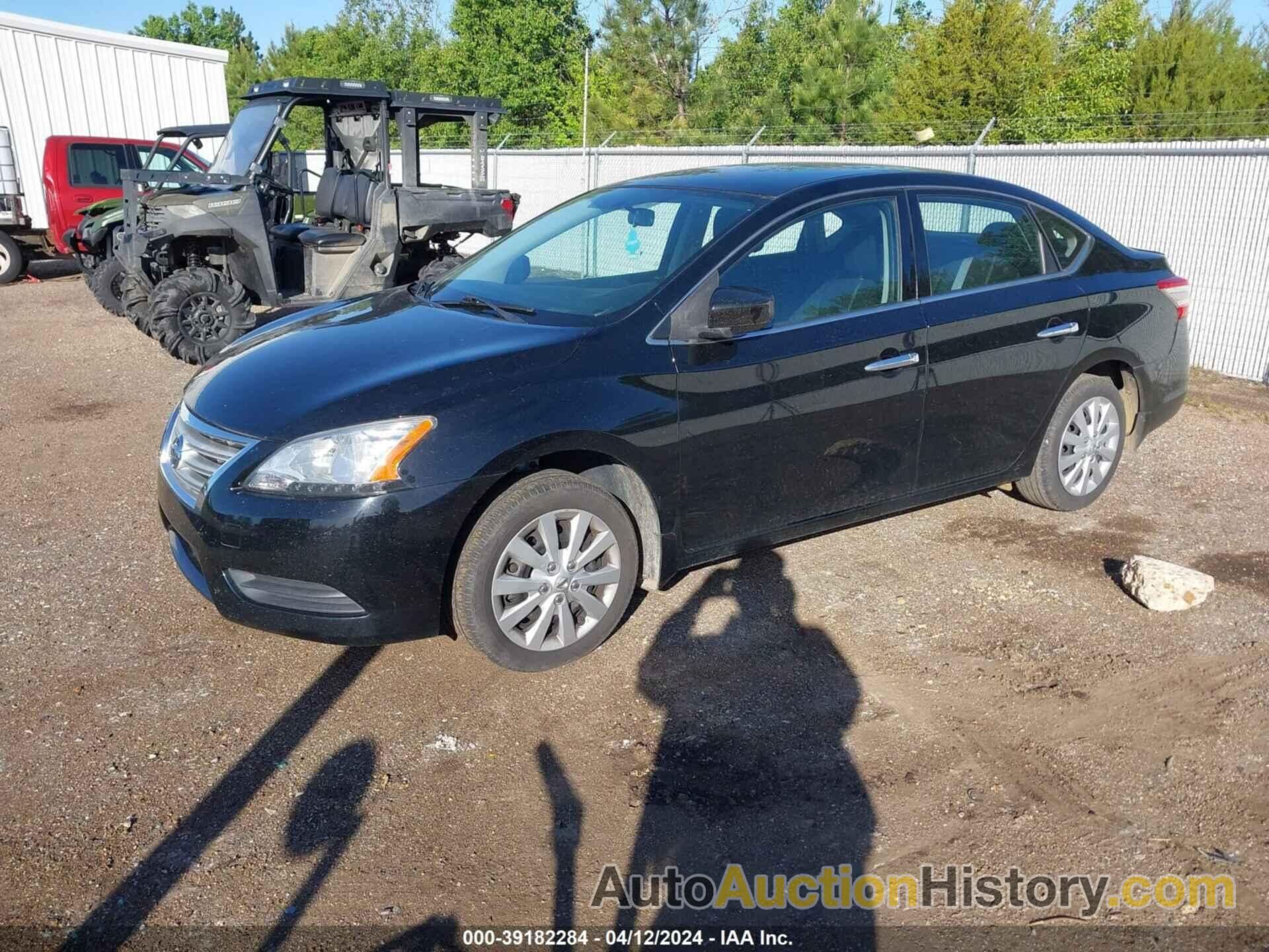 NISSAN SENTRA S, 3N1AB7AP8EY264473