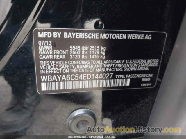 BMW 740I I, WBAYA6C54ED144027