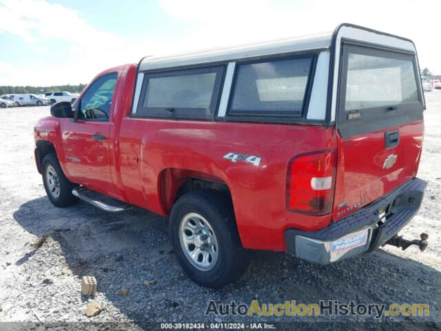 CHEVROLET SILVERADO 1500 WORK TRUCK, 1GCNKPE07BZ119941