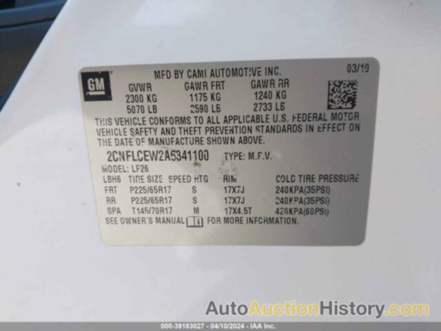 CHEVROLET EQUINOX LS, 2CNFLCEW2A6341100