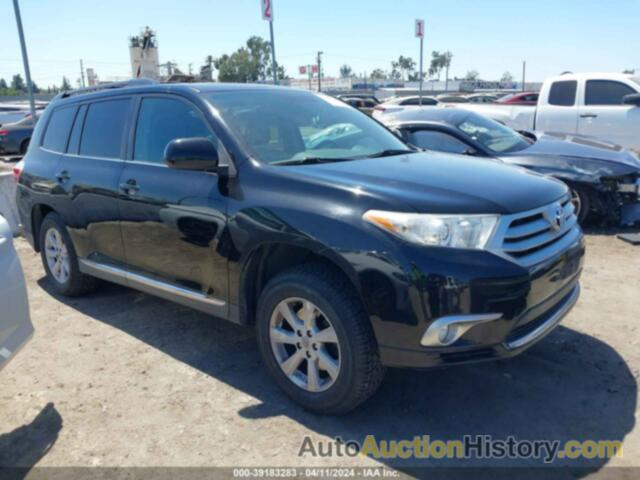 TOYOTA HIGHLANDER SE, 5TDZA3EH2CS019509