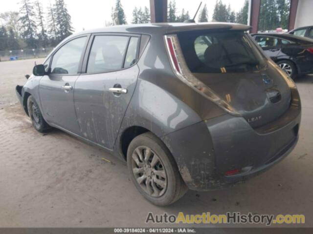 NISSAN LEAF S, 1N4AZ0CP7FC314275