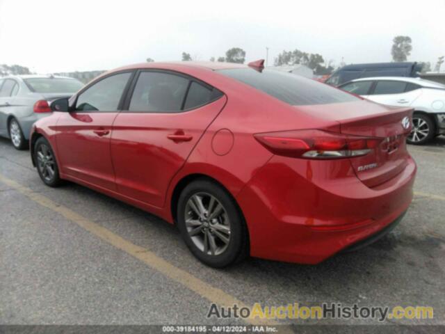 HYUNDAI ELANTRA SEL, 5NPD84LF9JH345498