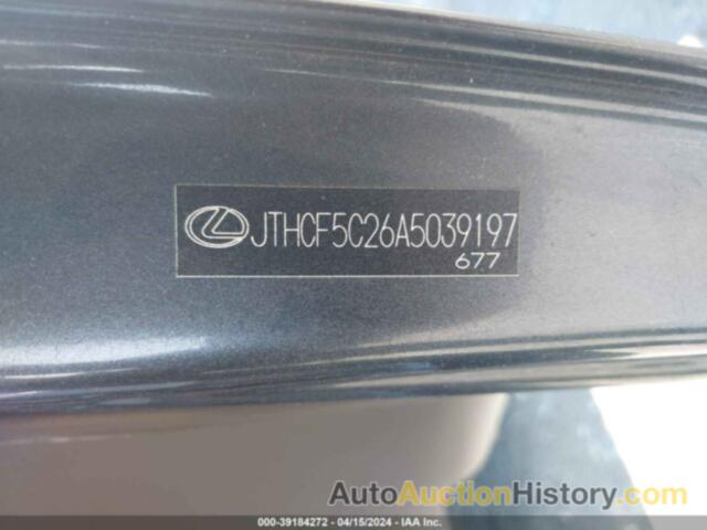 LEXUS IS 250 250, JTHCF5C26A5039197