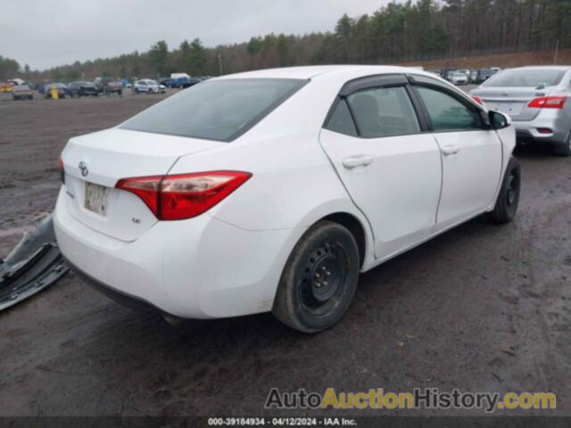 TOYOTA COROLLA LE, 2T1BURHE6KC179106