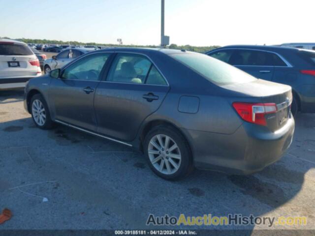 TOYOTA CAMRY HYBRID HYBRID/LE/XLE, 4T1BD1FK3DU091190