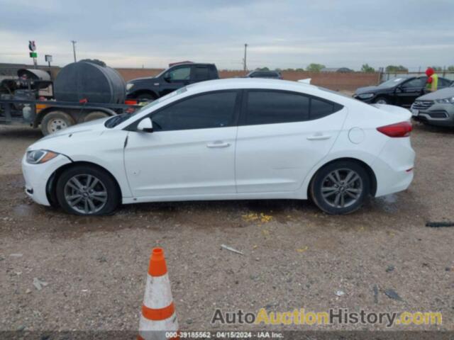 HYUNDAI ELANTRA SEL, 5NPD84LF9JH241187