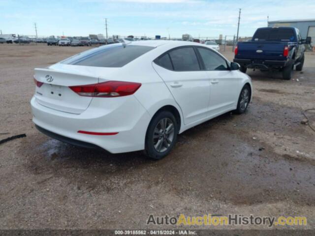 HYUNDAI ELANTRA SEL, 5NPD84LF9JH241187