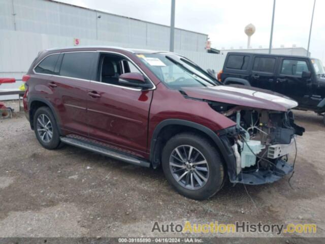 TOYOTA HIGHLANDER XLE, 5TDKZRFH1HS225990