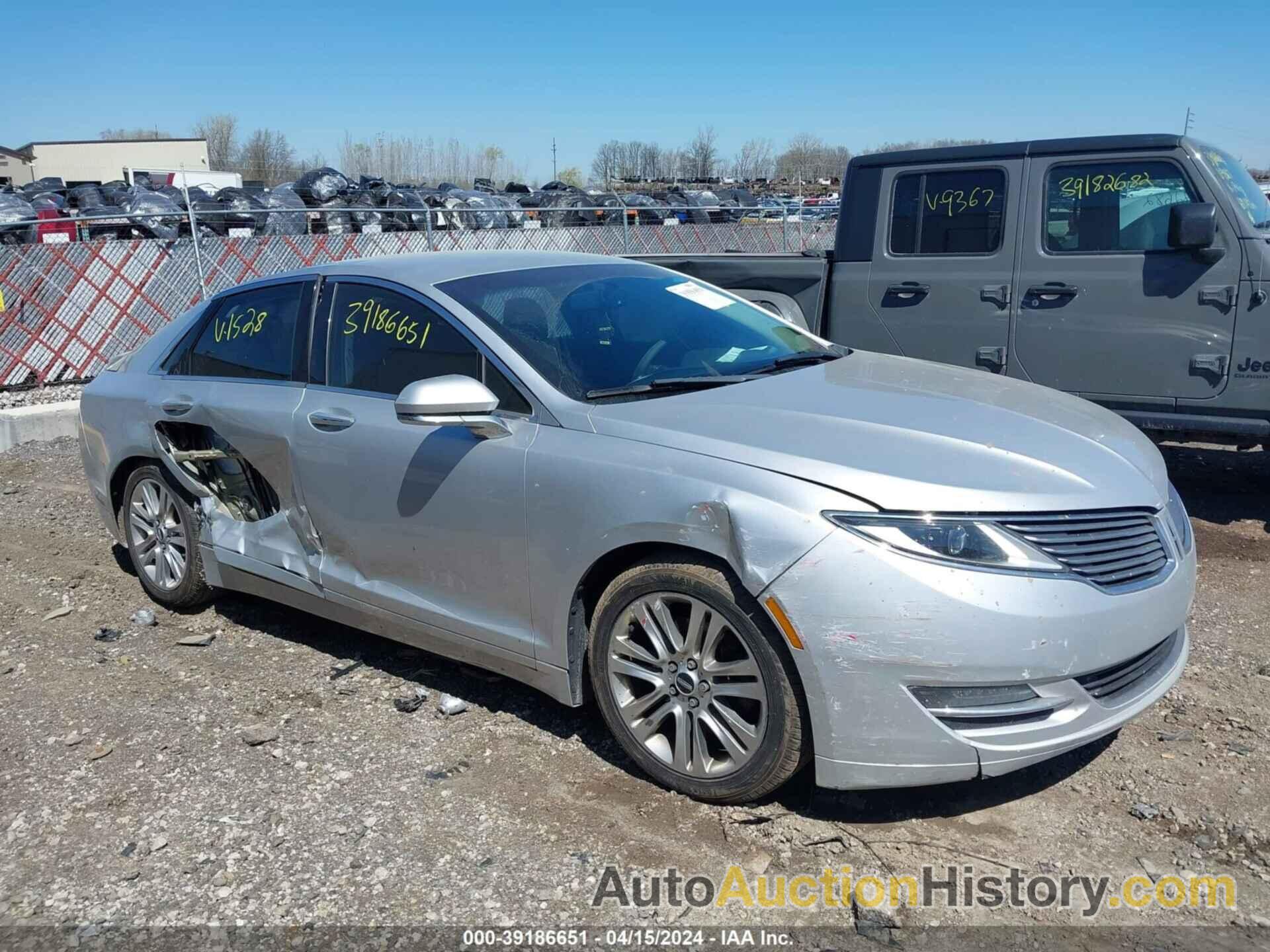 LINCOLN MKZ, 3LN6L2J92FR621528