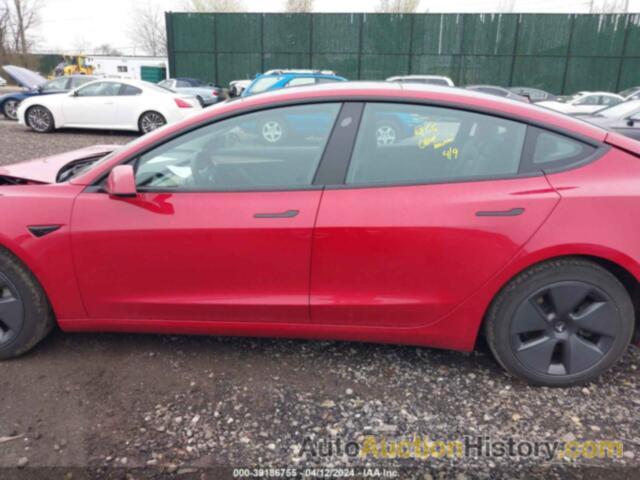 TESLA MODEL 3 REAR-WHEEL DRIVE, 5YJ3E1EA4PF438666